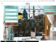 Tablet Screenshot of hichhotel.com